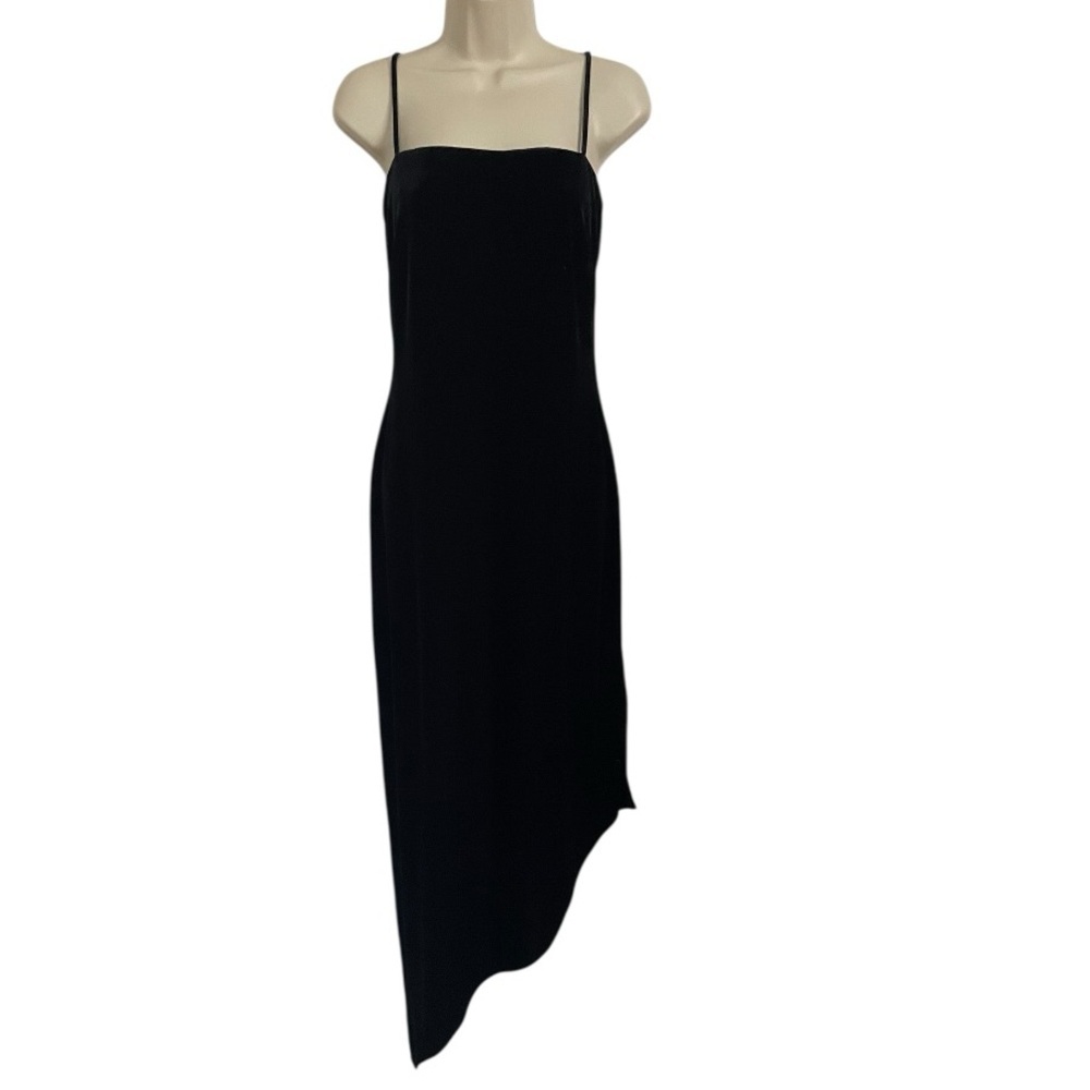 Arianna Rachel Kaye vintage Black Velvet Sleeveless womens 8 Made in USA vamp
